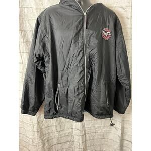 Vintage Starting Line WWF Signature Series Black Team Attitude Jacket Coat Large